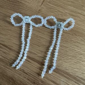 Baublebar beaded bow earrings